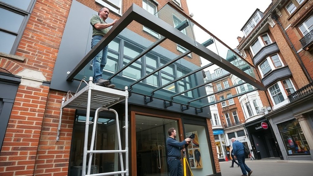 Shopfront Canopy Abingdon